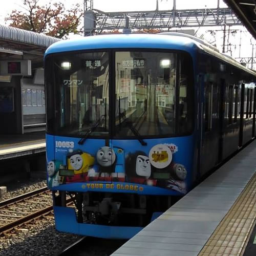 京阪電車のトーマス号