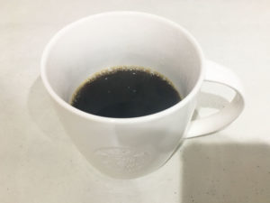 スターバックスの豆で淹れたコーヒー